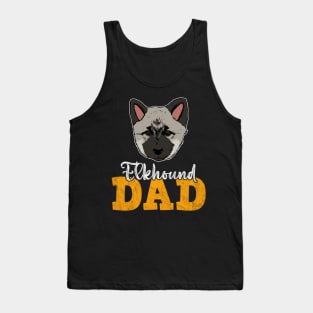 Norwegian Elkhound Dad Tank Top